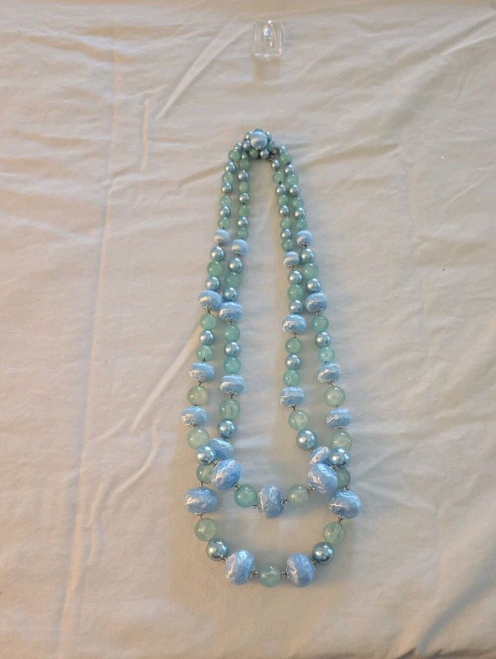 Vintage Style Plastic Bead Necklace